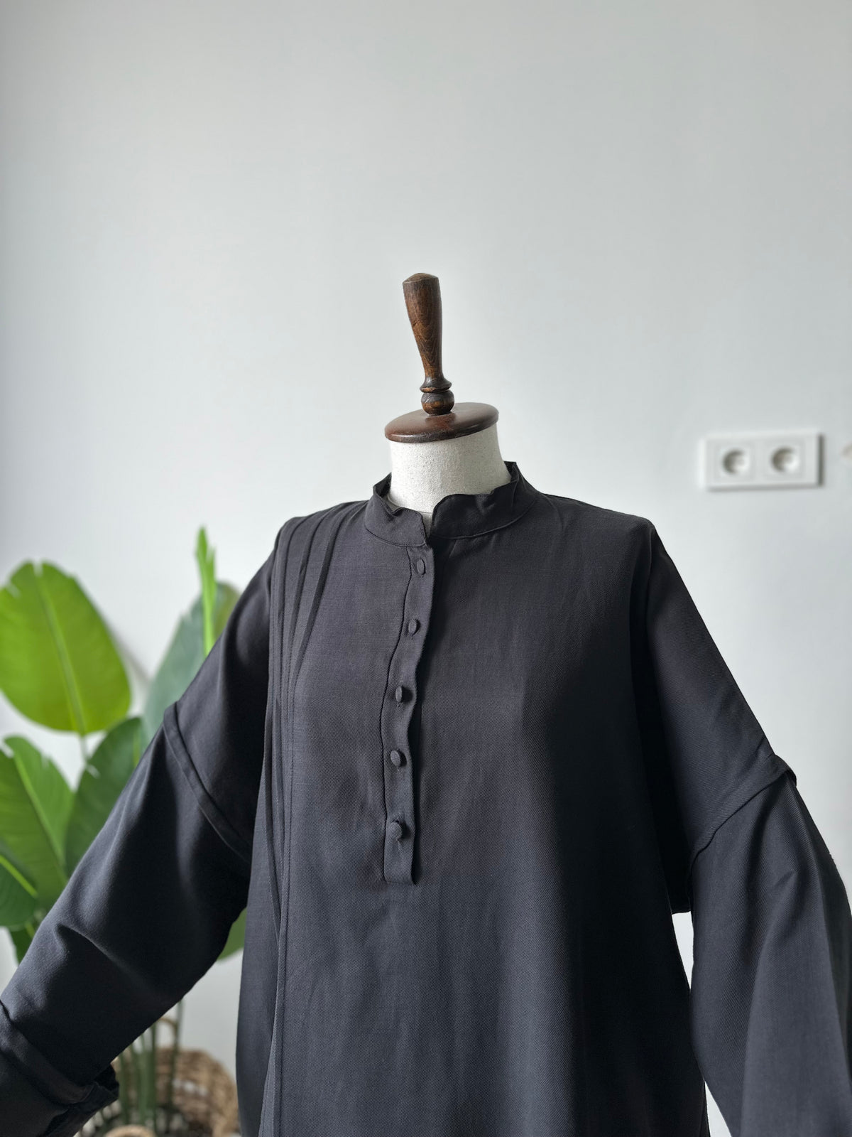 Gabardin/Amine Etek Takım-Siyah
