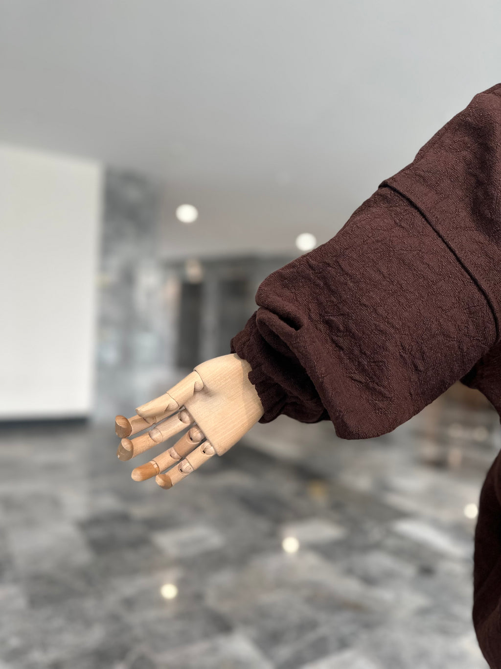 Jakar ceket panço- kahve fermuarlı