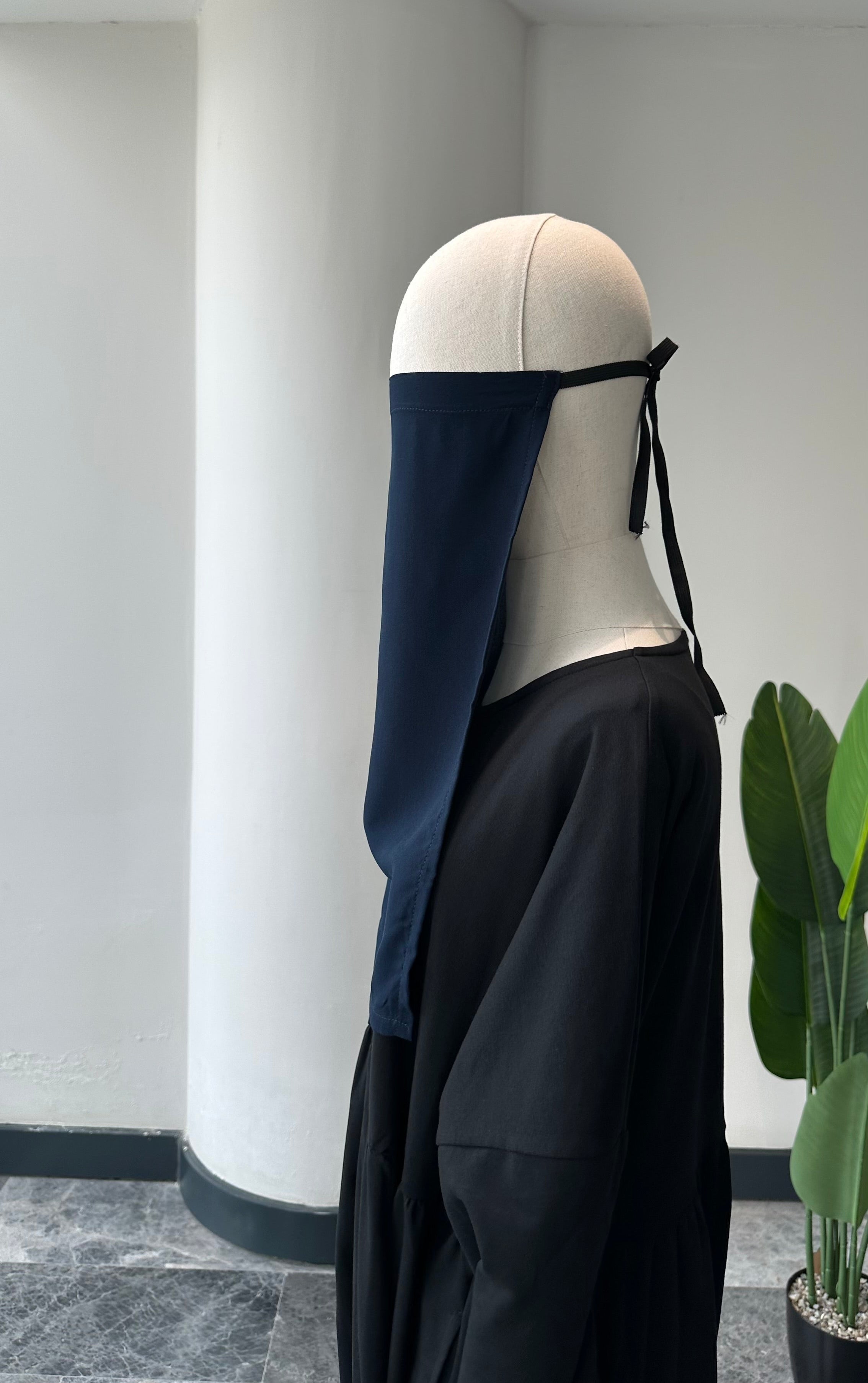 Bambu Viskon /İç peçe  - Lacivert