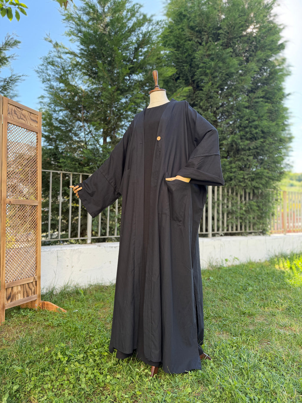 Hüma abaya - siyah
