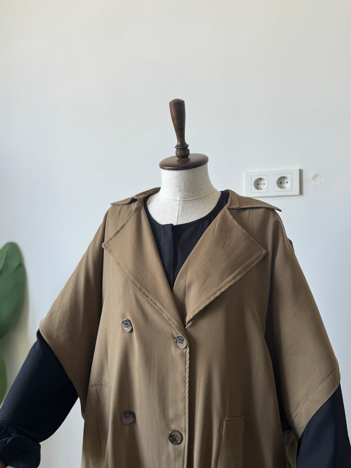 Tensel Pamuk Gabardin/ Trench Panço- Haki