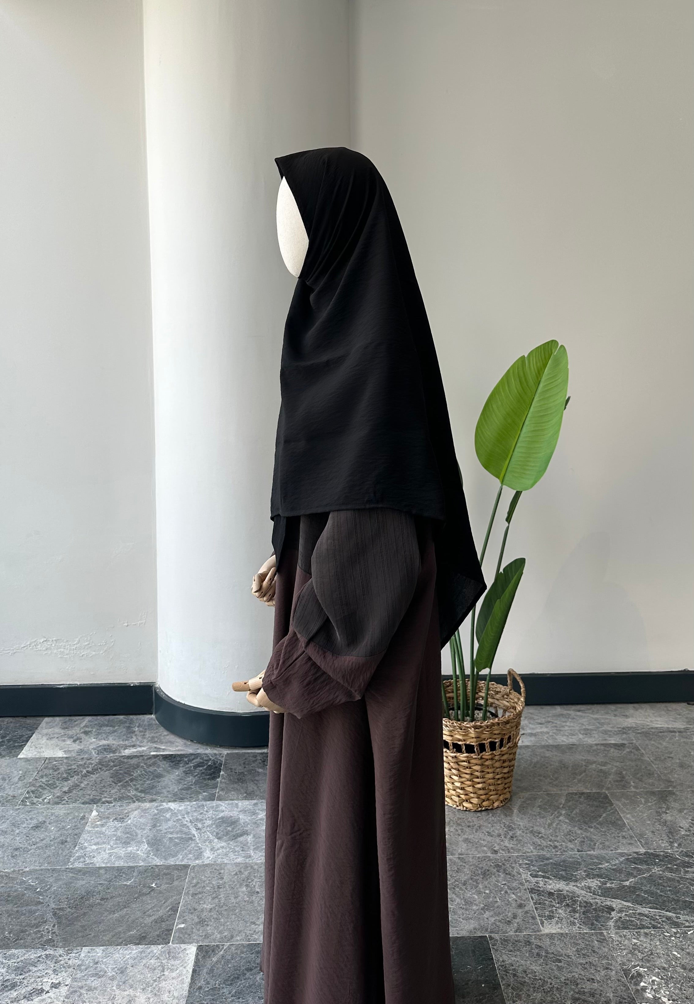 Tencel Kupra/ Eşarp - Siyah|110*110
