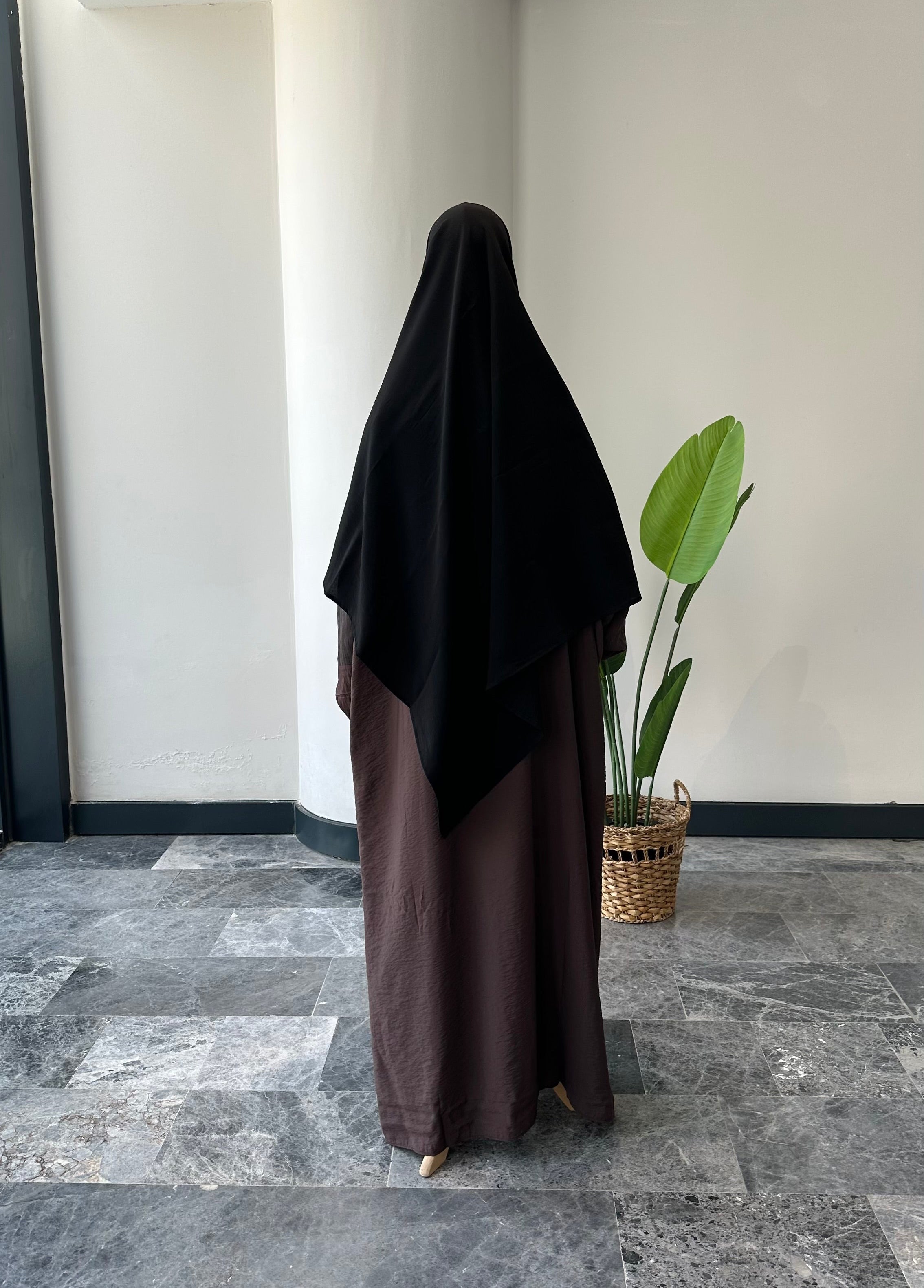 Tencel Kupra/ Eşarp - Siyah|130*130
