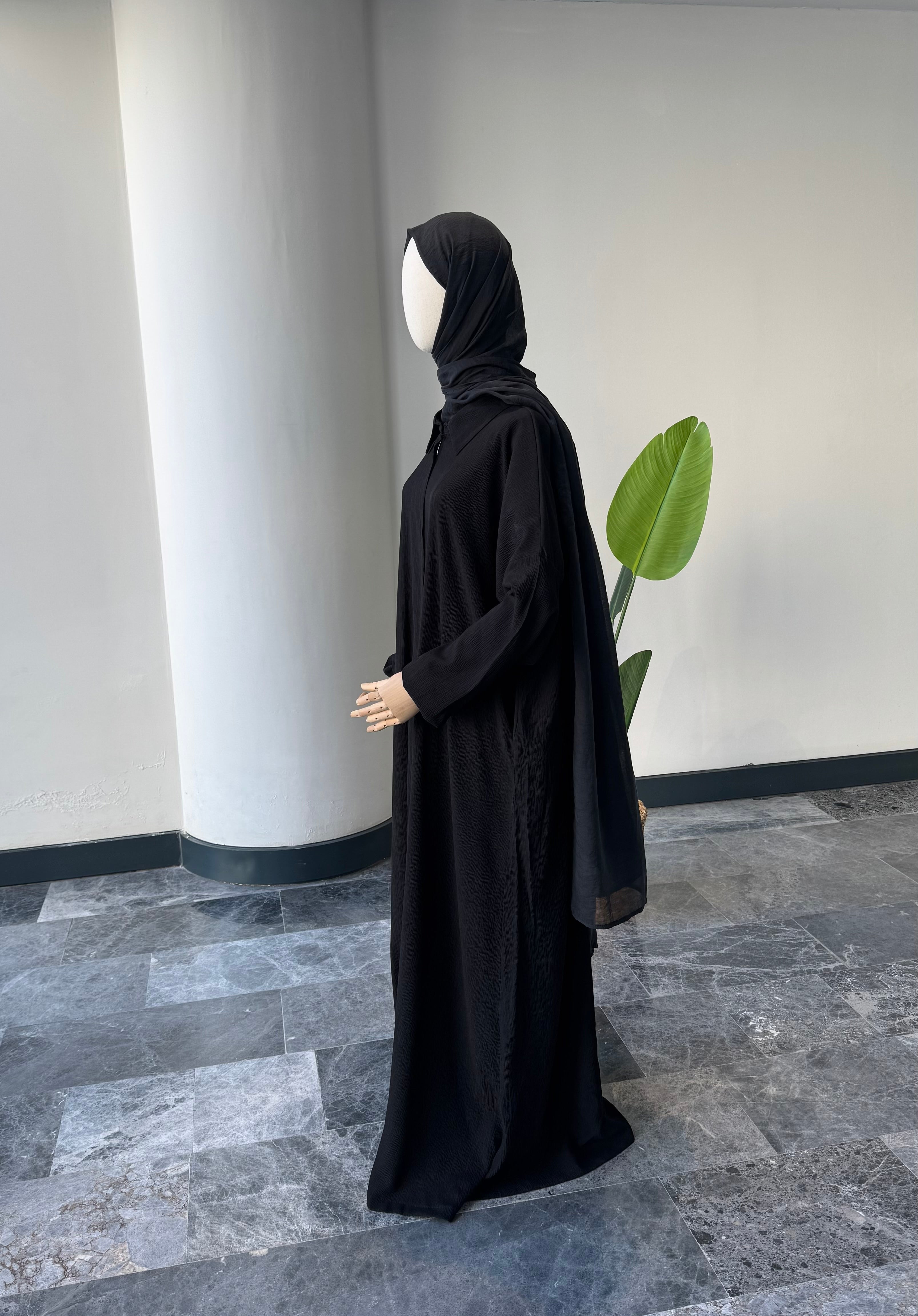 Bürümcük A pile / Ferace - Gömlek yaka