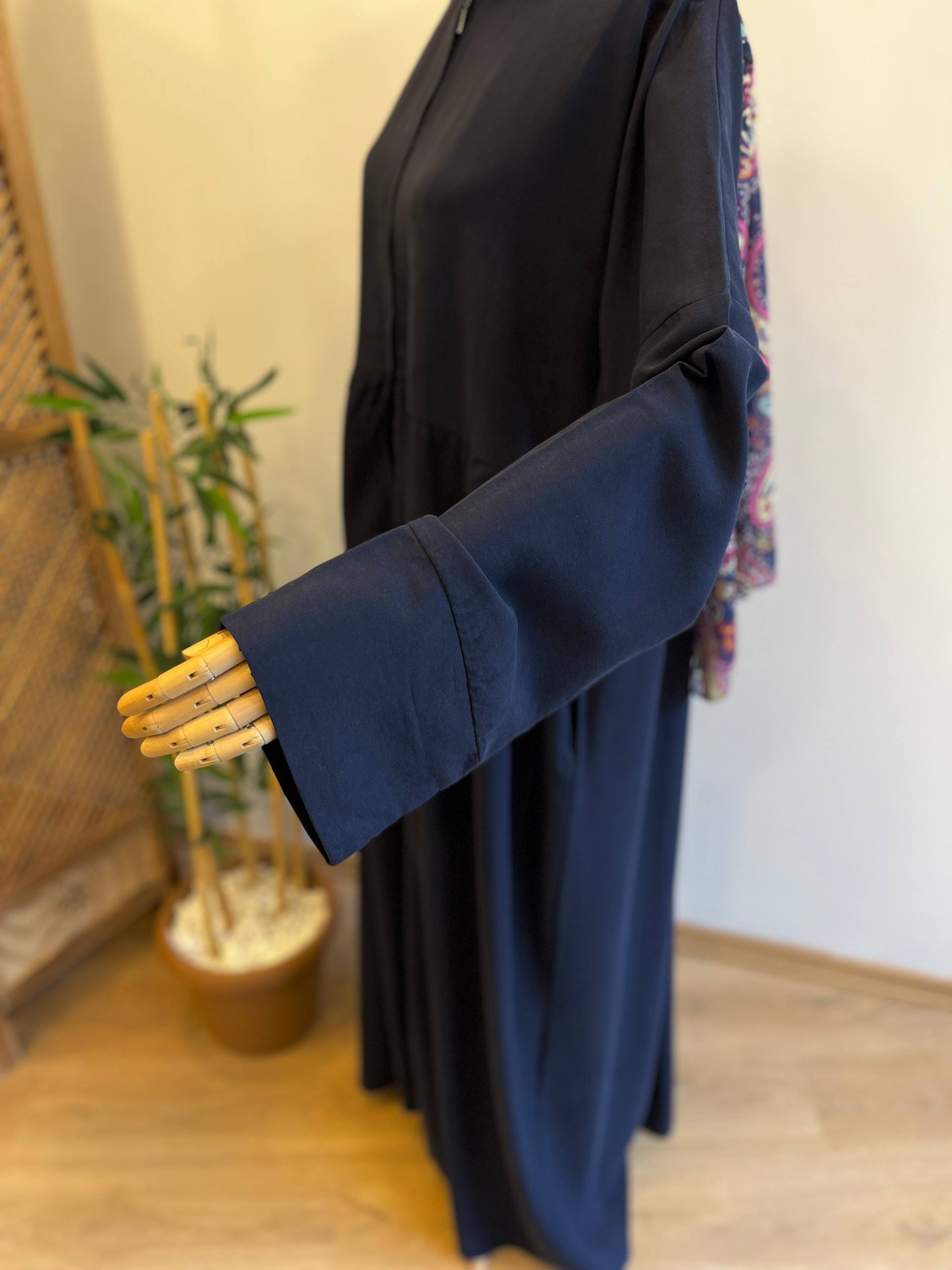 Tensel kupra robalı ferace - lacivert