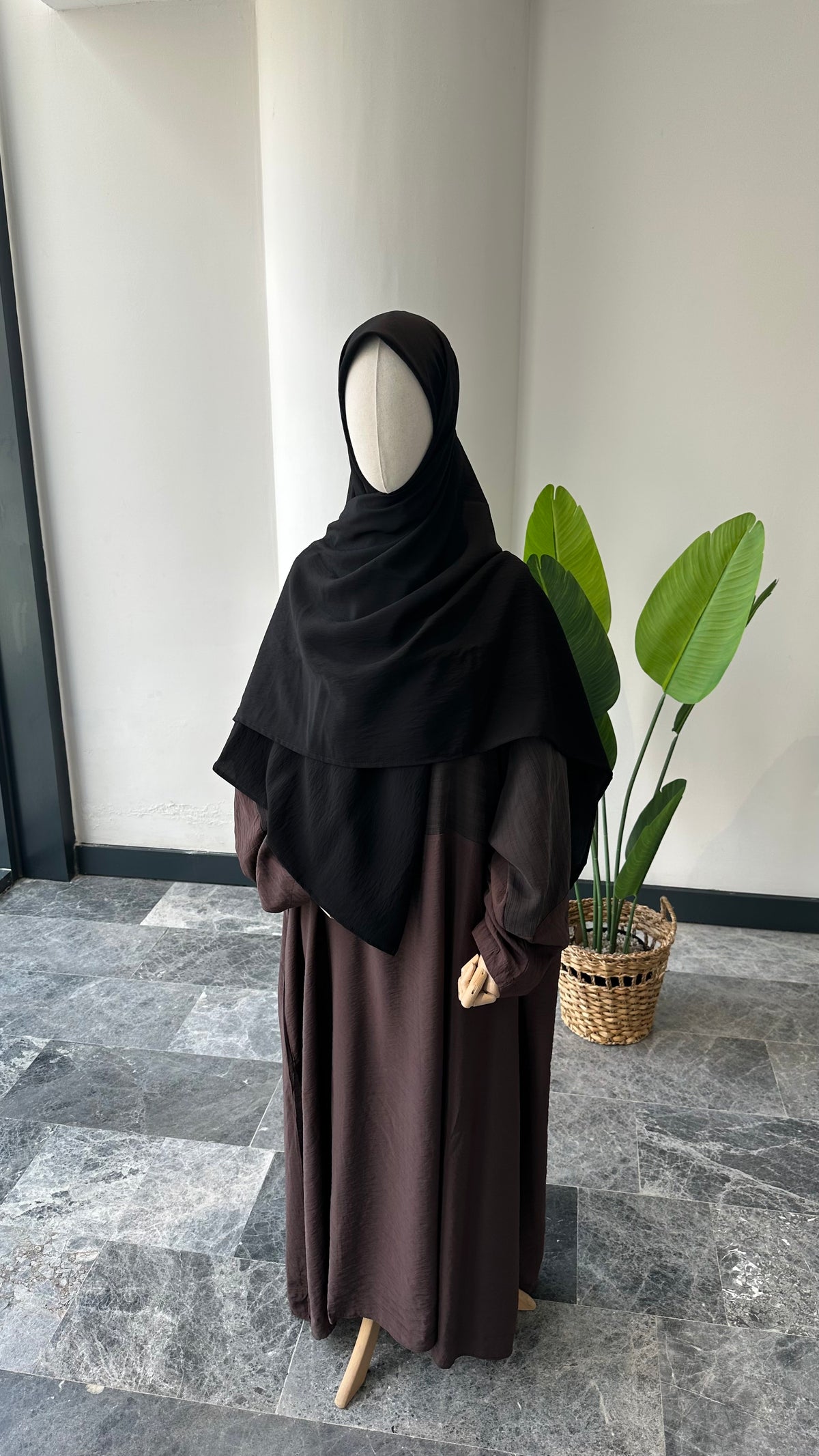 Tencel Kupra/ Eşarp - Siyah 120*120