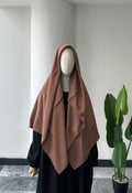 Bambu viskon eşarp -Kahve| 120 cm