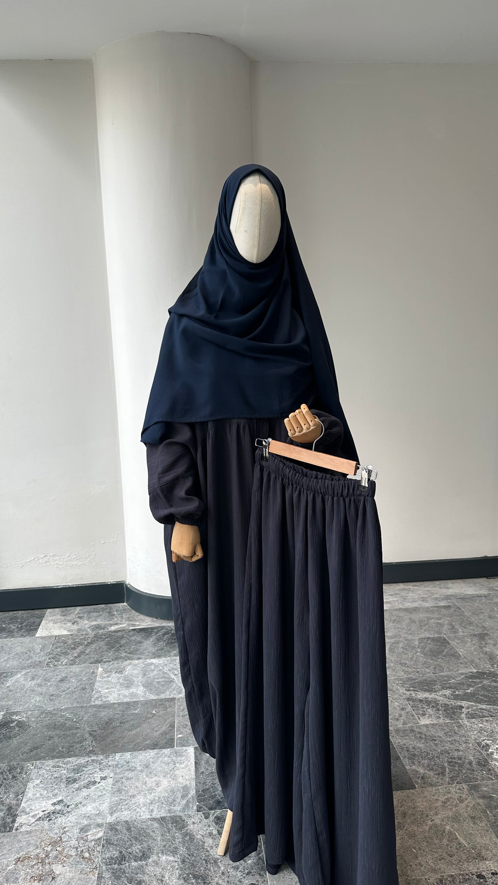 Robalı umre takımı lacivert - ferace | pantolon