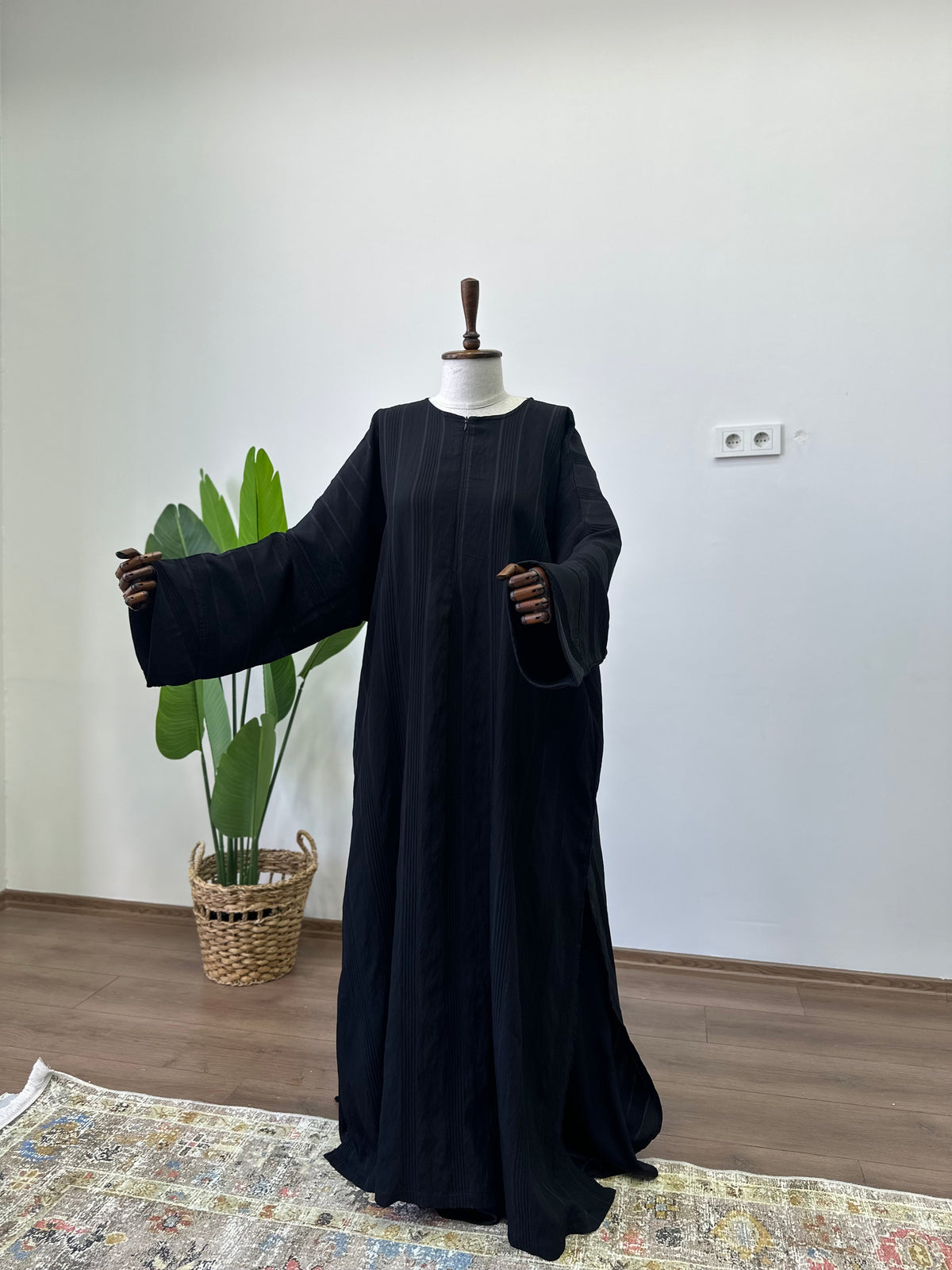 Lal Abaya / Siyah - Tensel Kupra