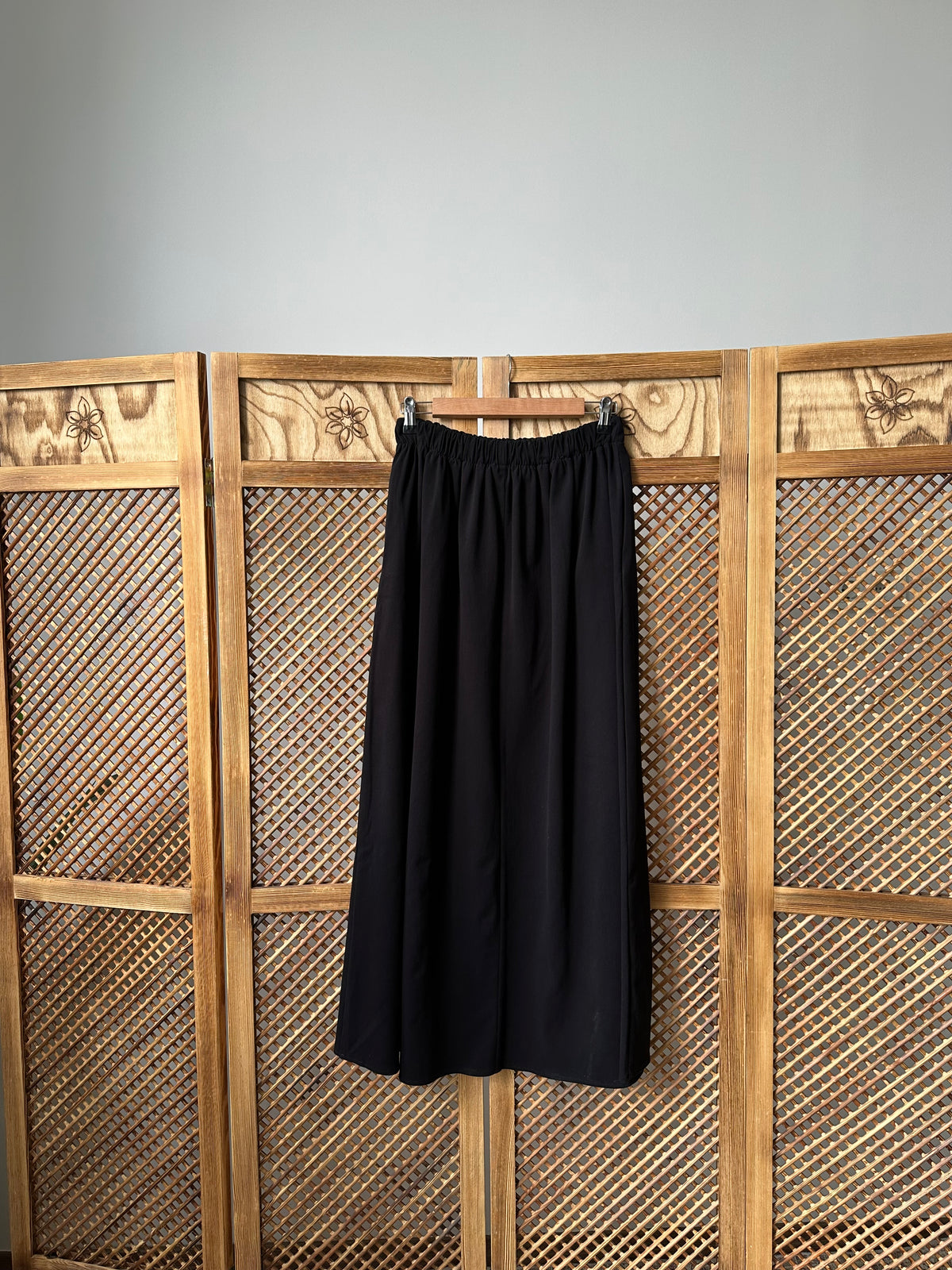 Pamuk Gabardin/ Etek-Siyah