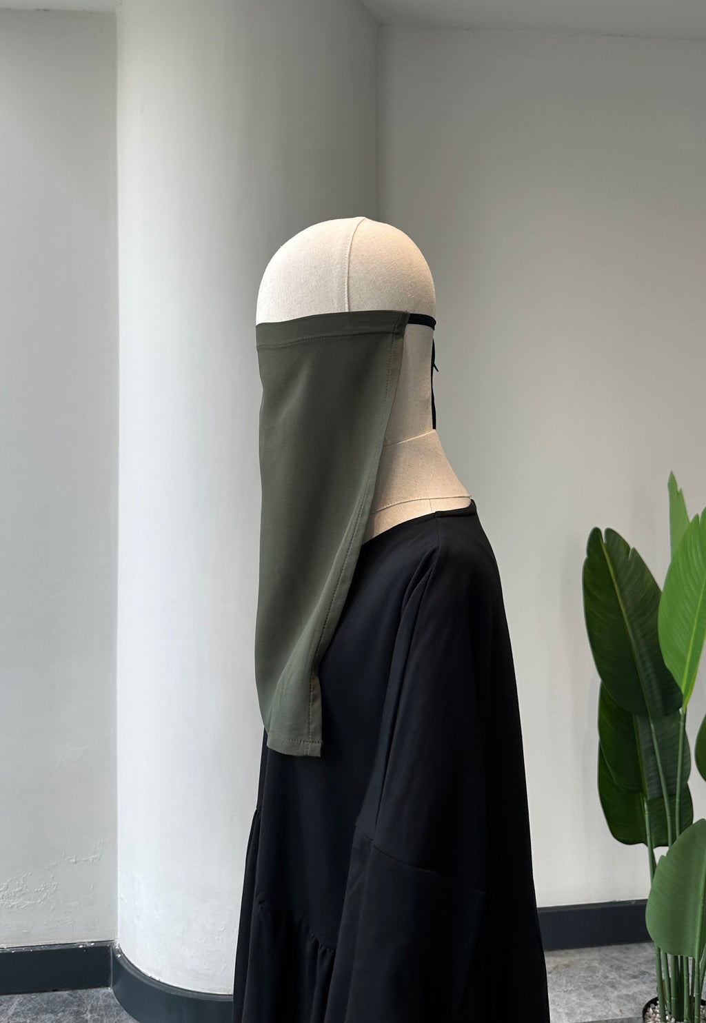 Bambu Viskon /İç peçe  - Haki