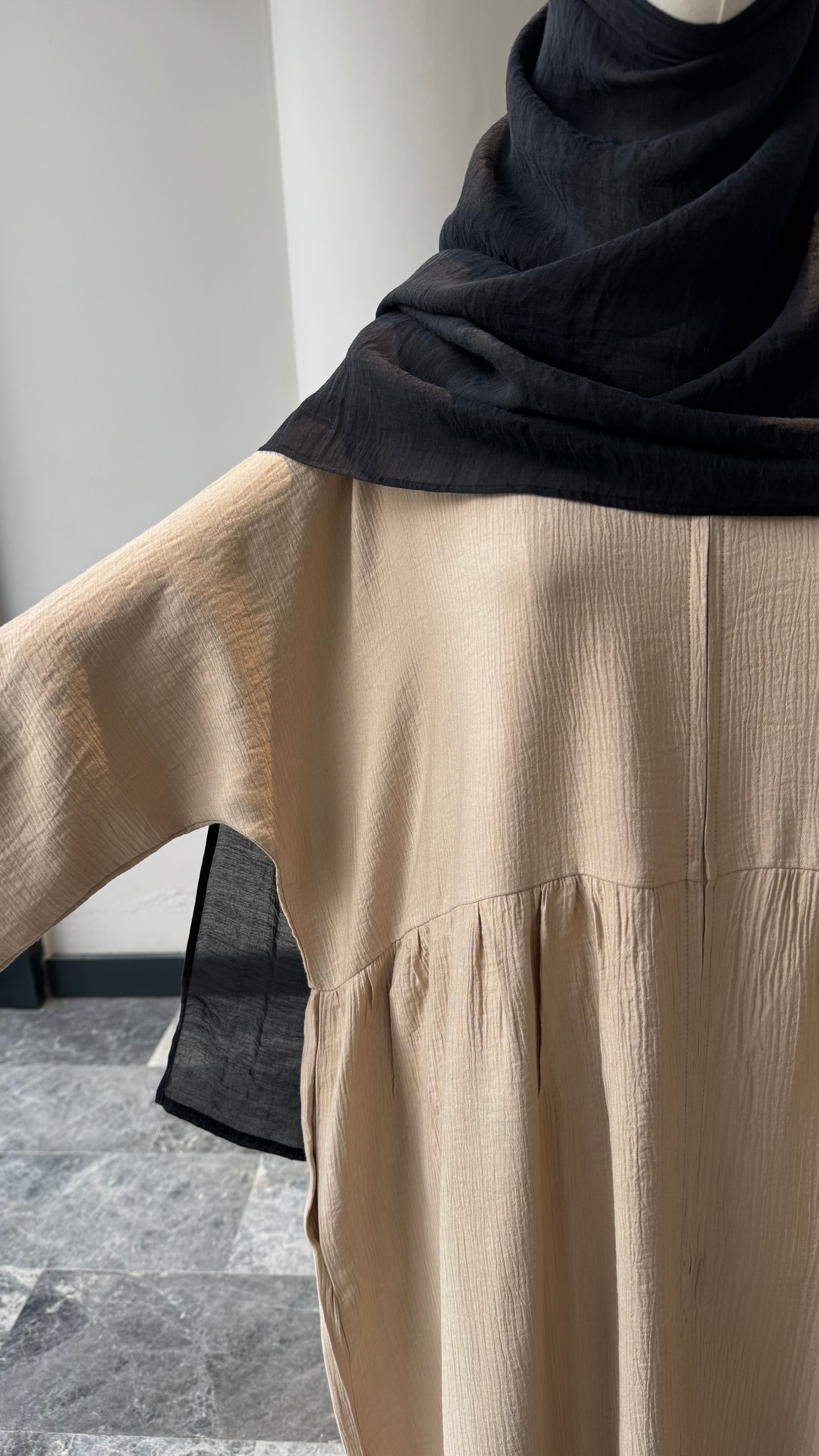 Kum beji -Robalı umre takımı  - ferace | pantolon