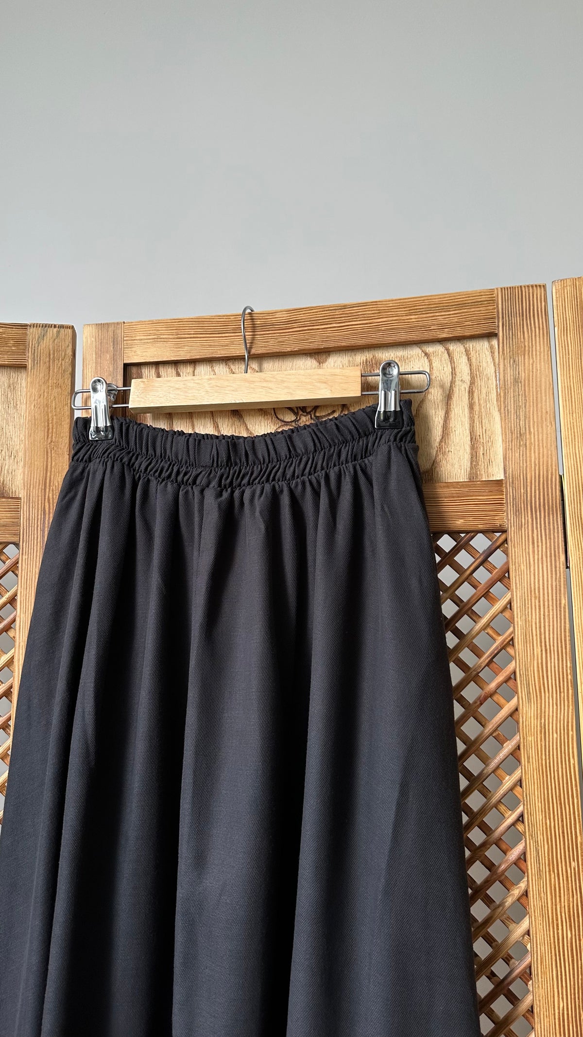 Gabardin/Amine Etek Takım-Siyah