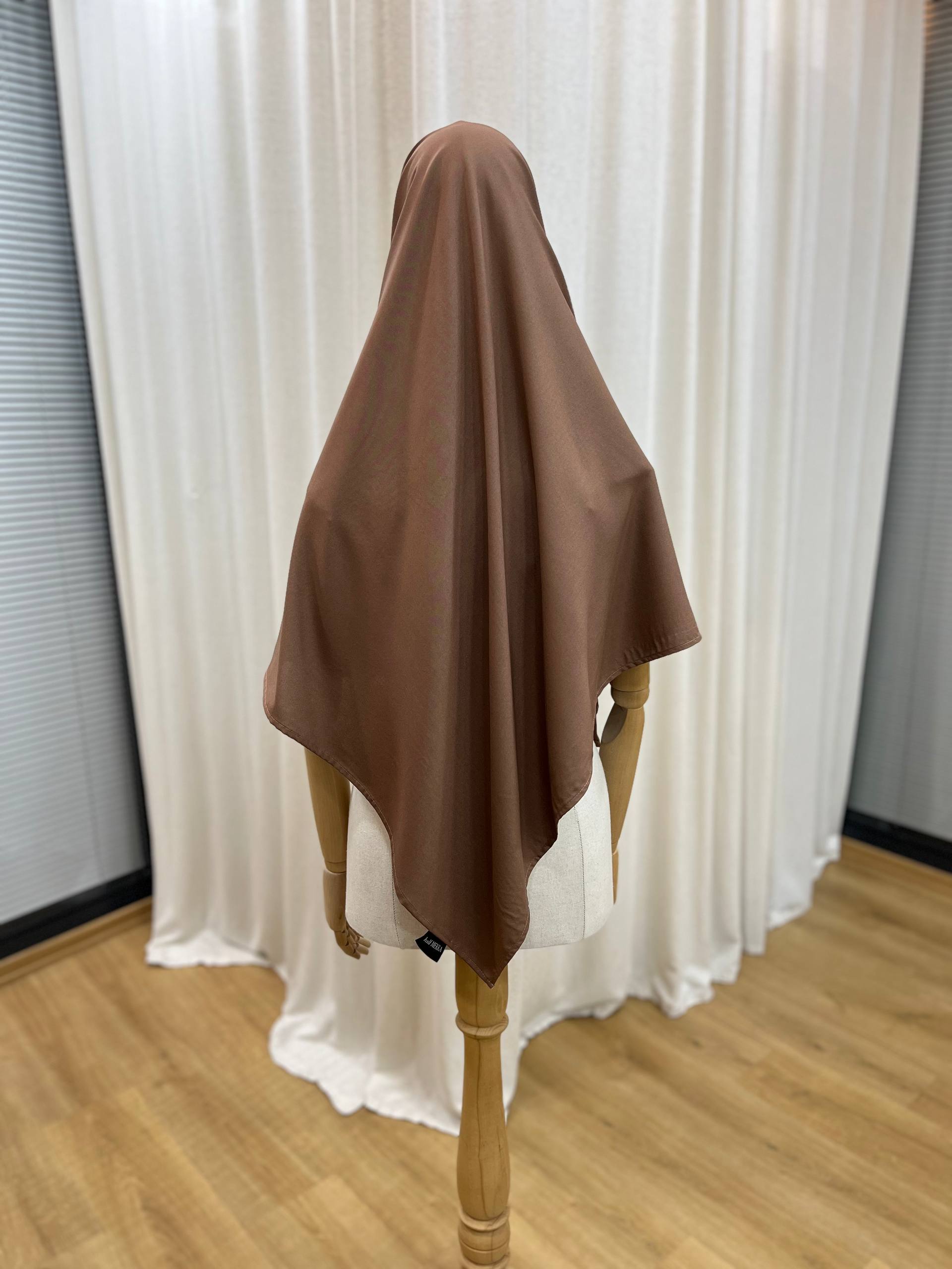 Bambu viskon eşarp -kahve  | 120 cm