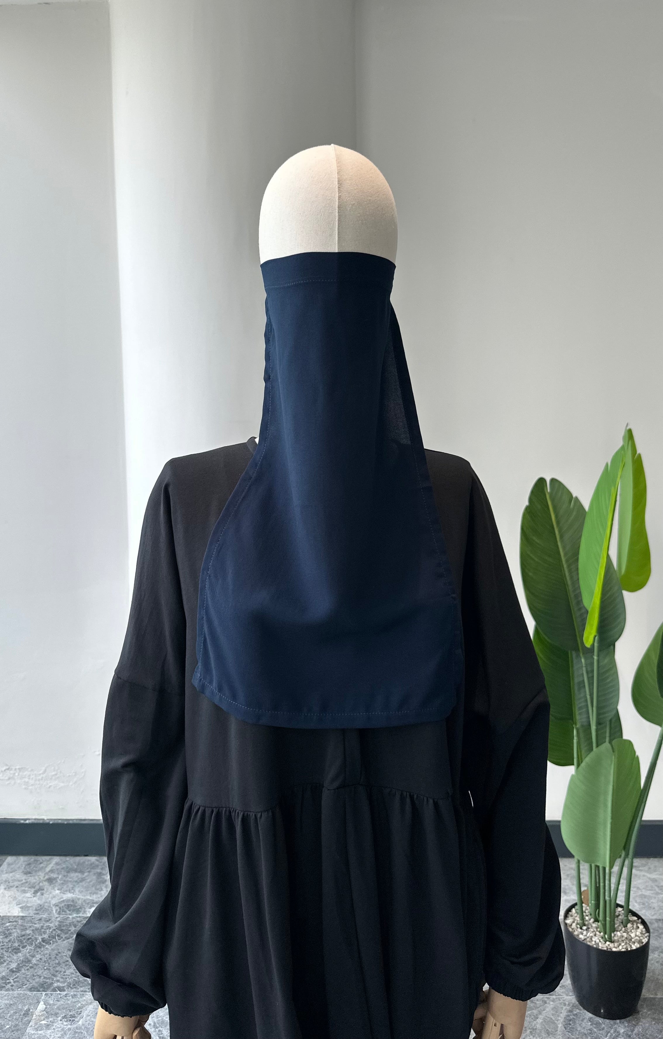 Bambu Viskon /İç peçe  - Lacivert