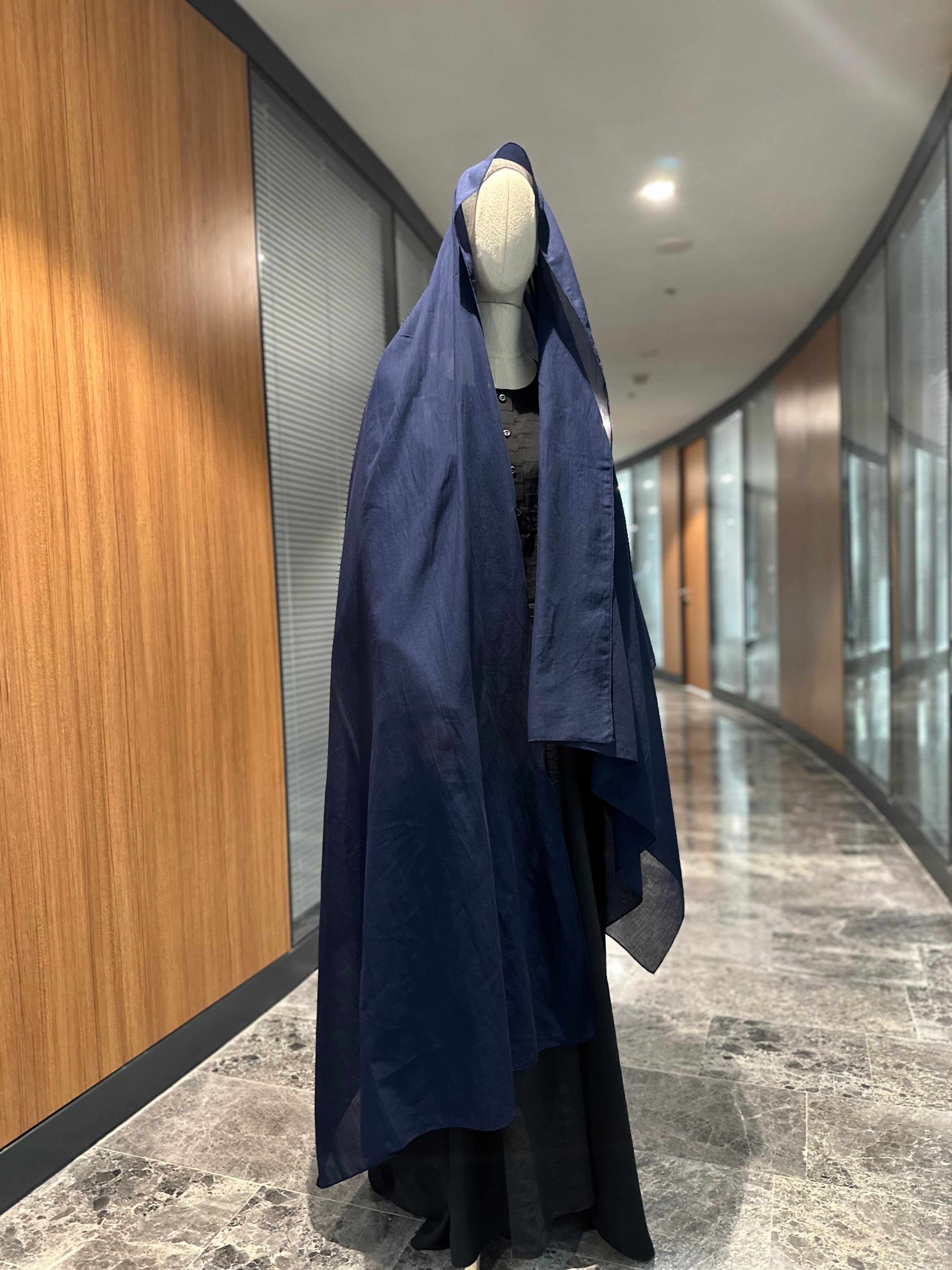 Pamuk şal -lacivert