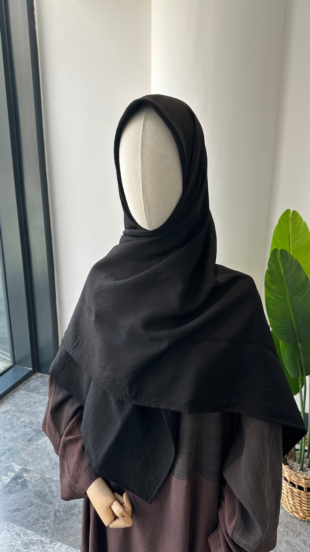 Tencel Kupra/ Eşarp - Siyah|110*110