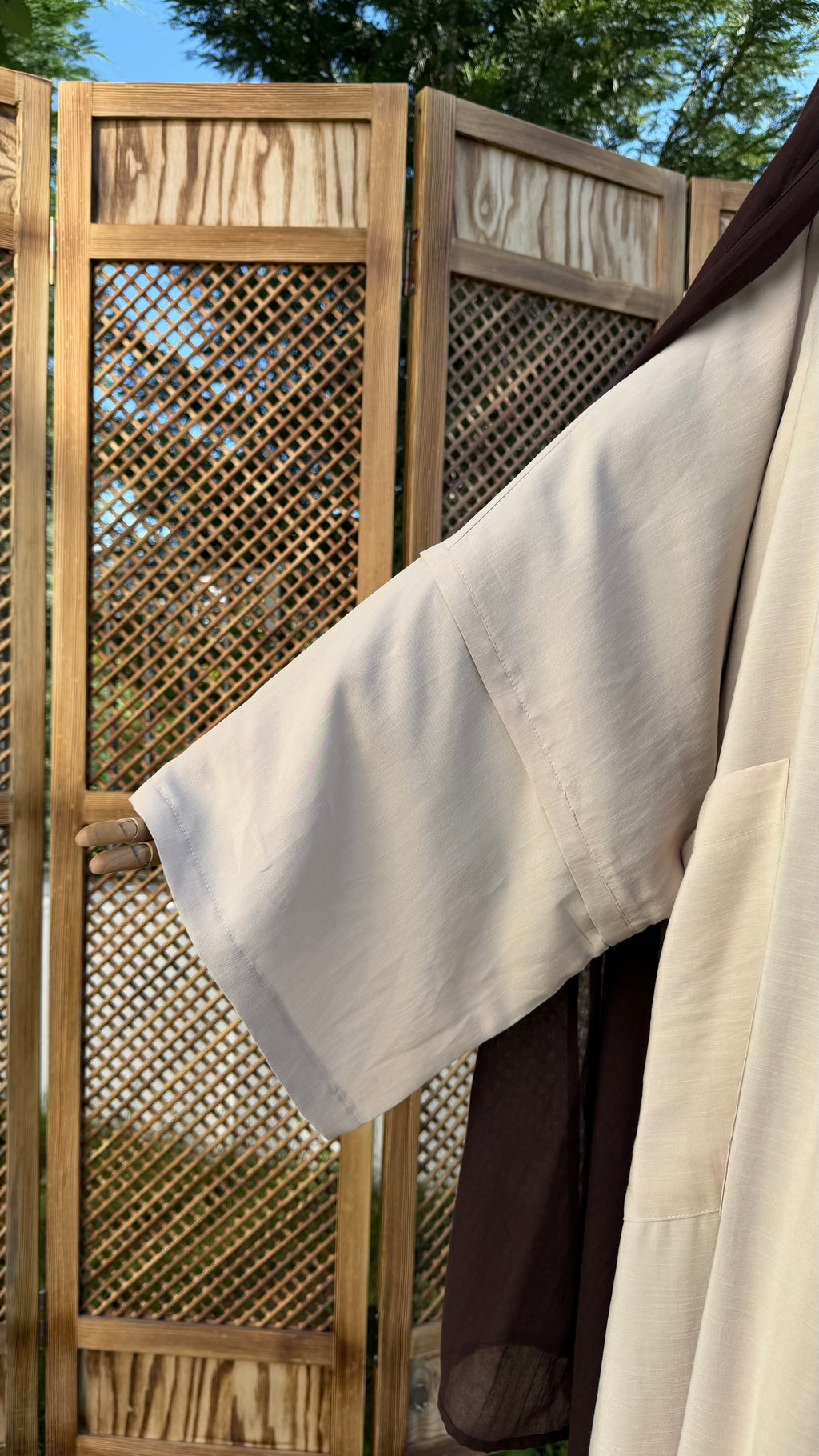 Hüma abaya - bej