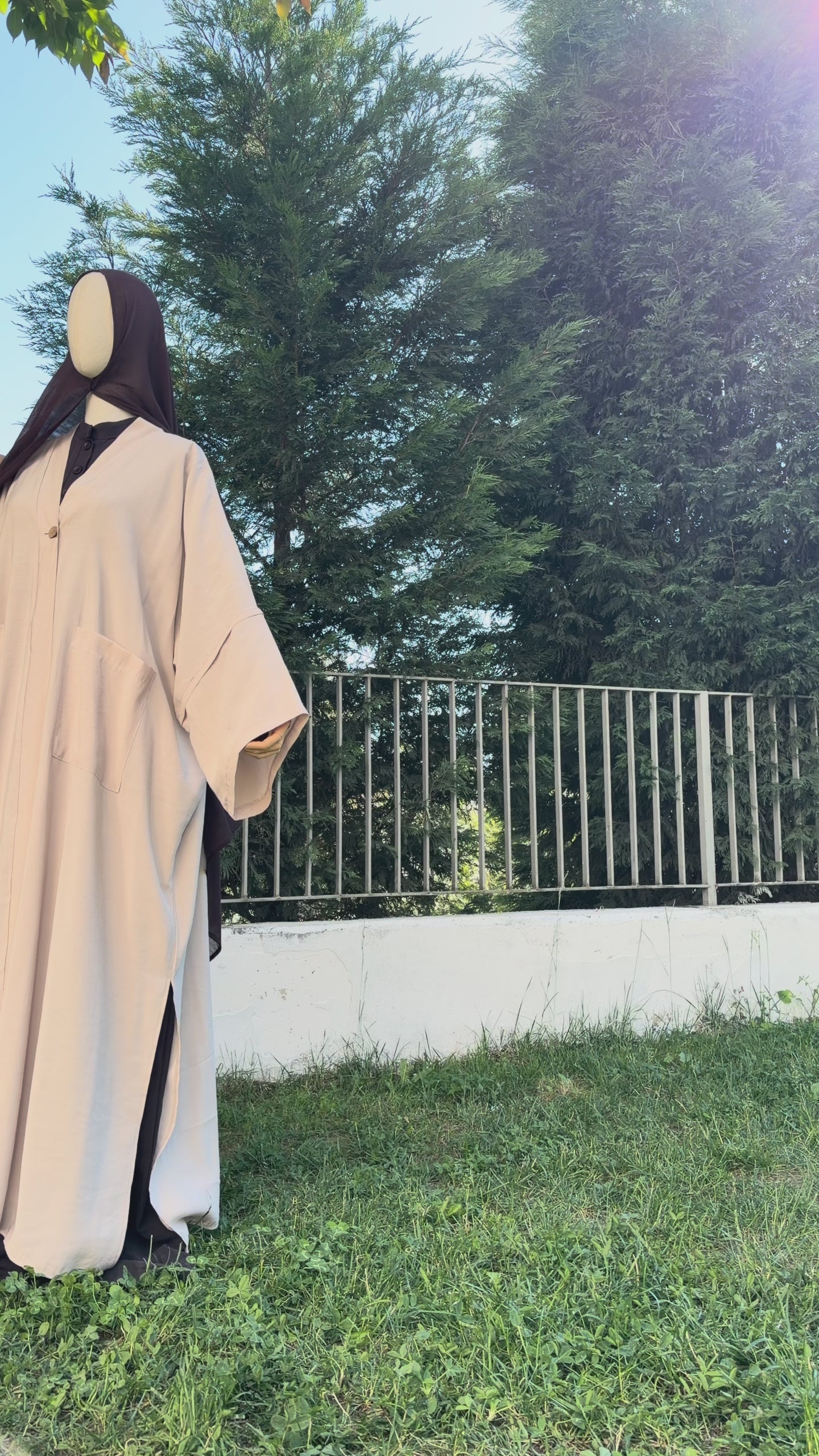 Hüma abaya - bej